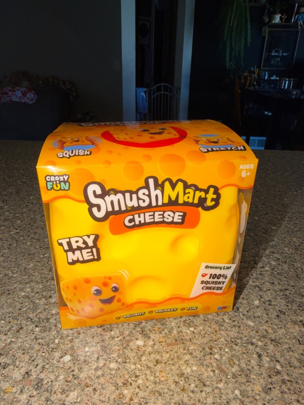 SmushMart Cheese Squishy Toy